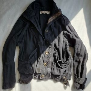 Free People Jayde Safari Jacket Black Size XS